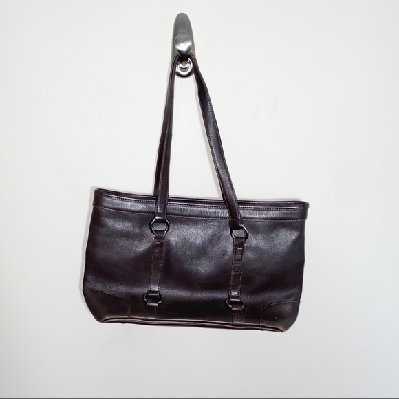 Talbots Handbags - Talbots Brown Leather Shoulder Bag purse